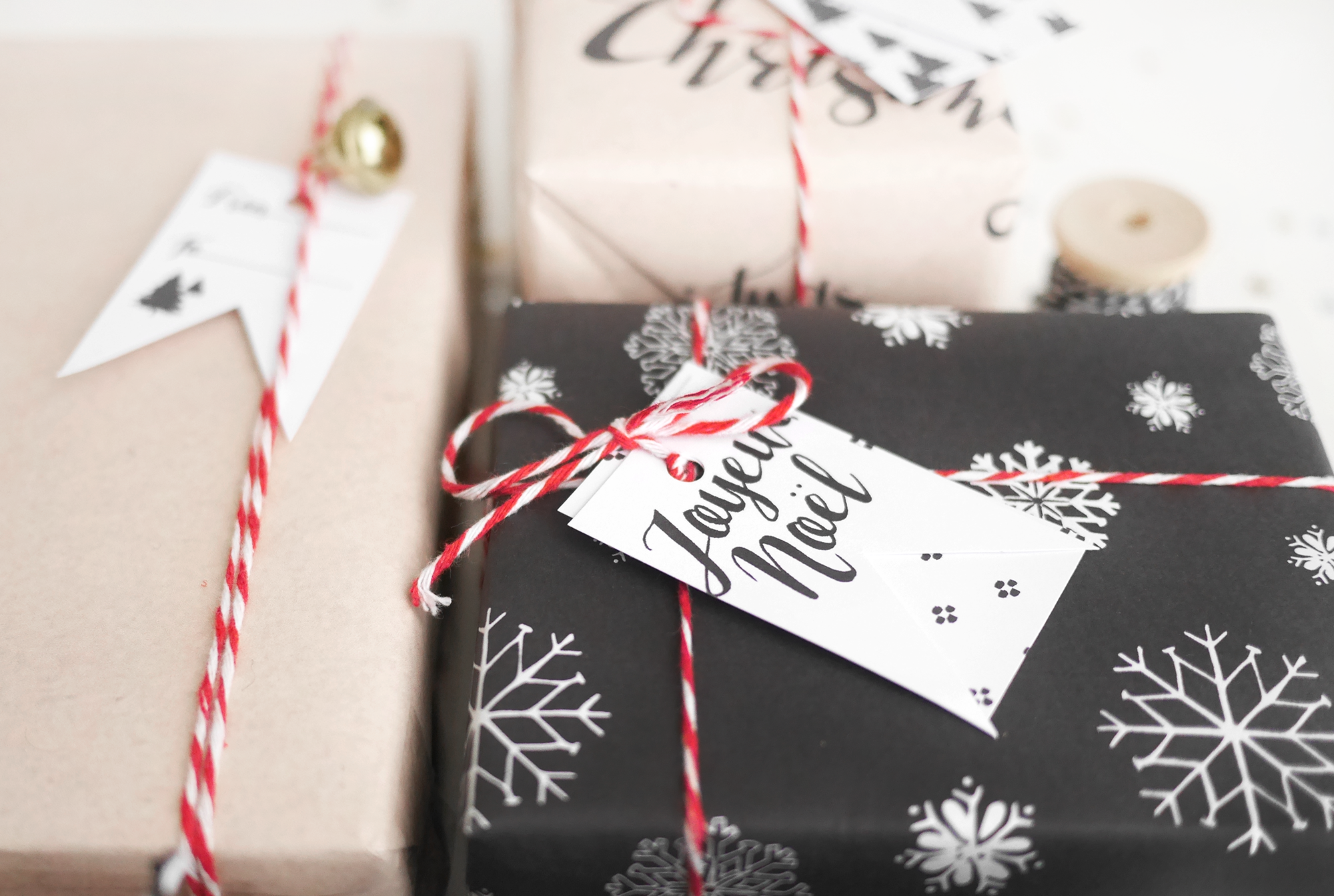 Kerstmis 2016 cadeauverpakking en labels 2