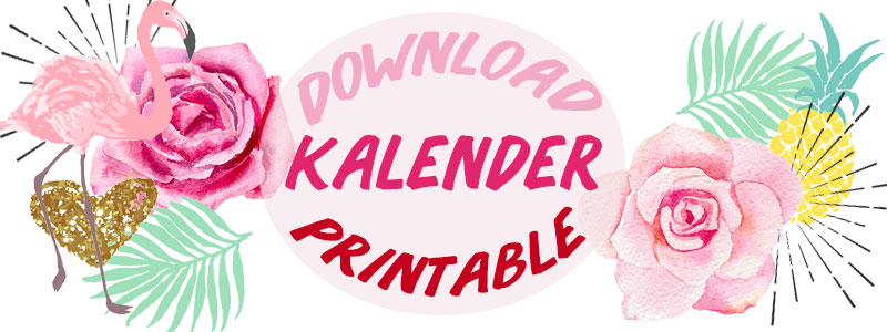 Download kalender 2017 printable