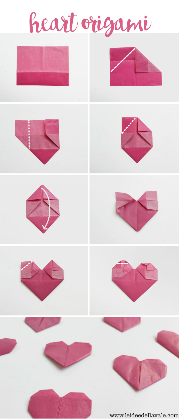 Valentijnscadeau - DIY origami hart 3
