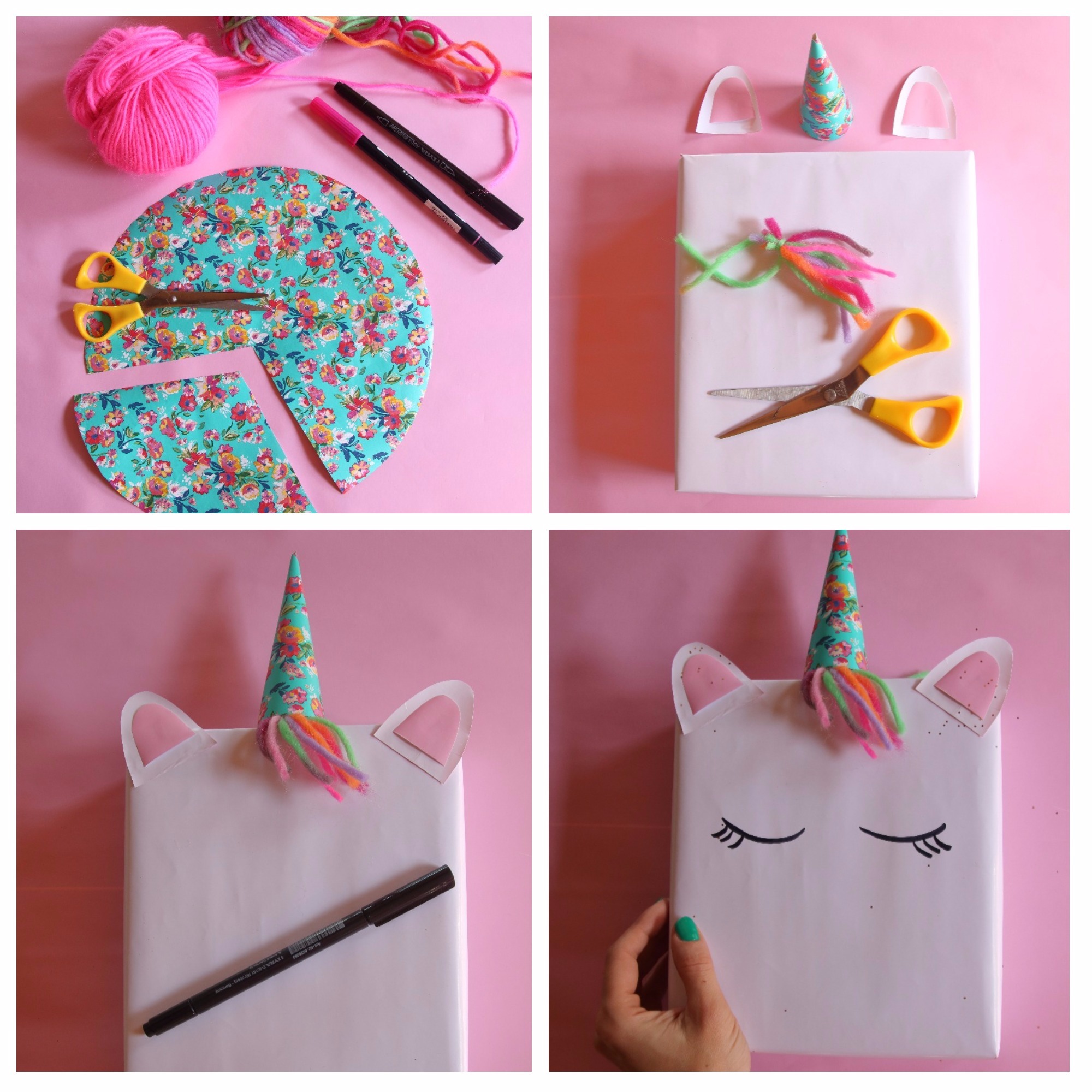 unicorn gift wrapping kerst en sint