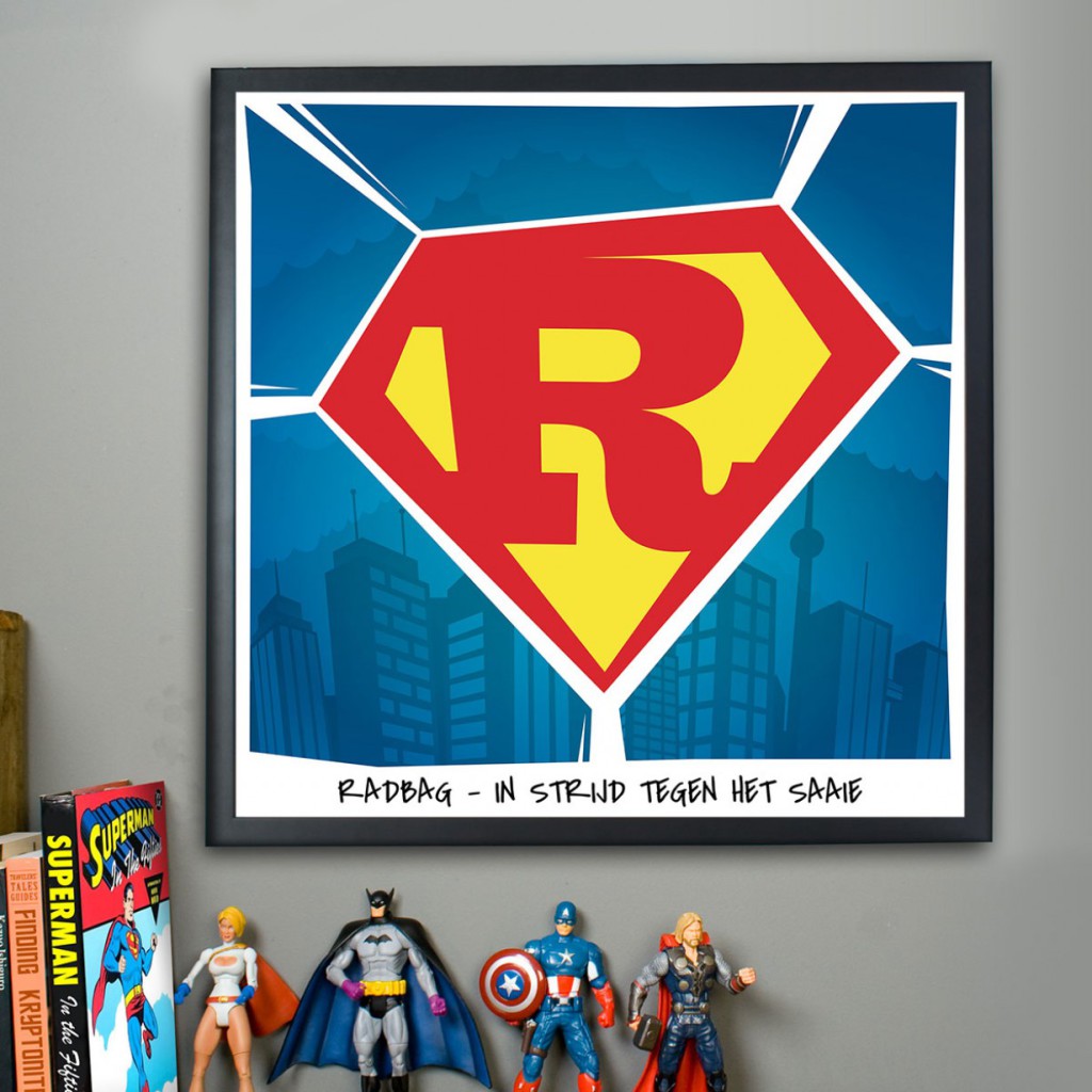 superman - personaliseerbare poster