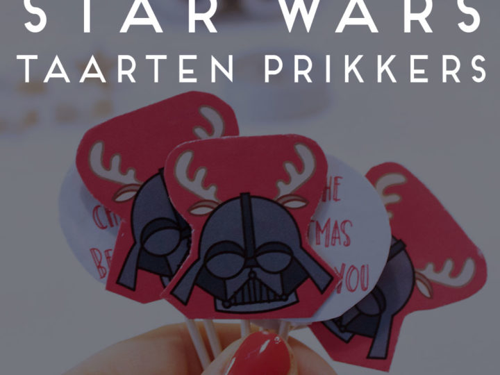 darth vader star wars taarten prikkers diy