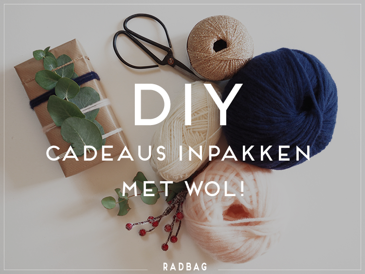 Goede DIY - inpak ideeën met wol voor het leukste kerscadeau ooit! HT-42