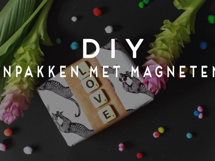 cadeau inpakken met magneten voor kerst