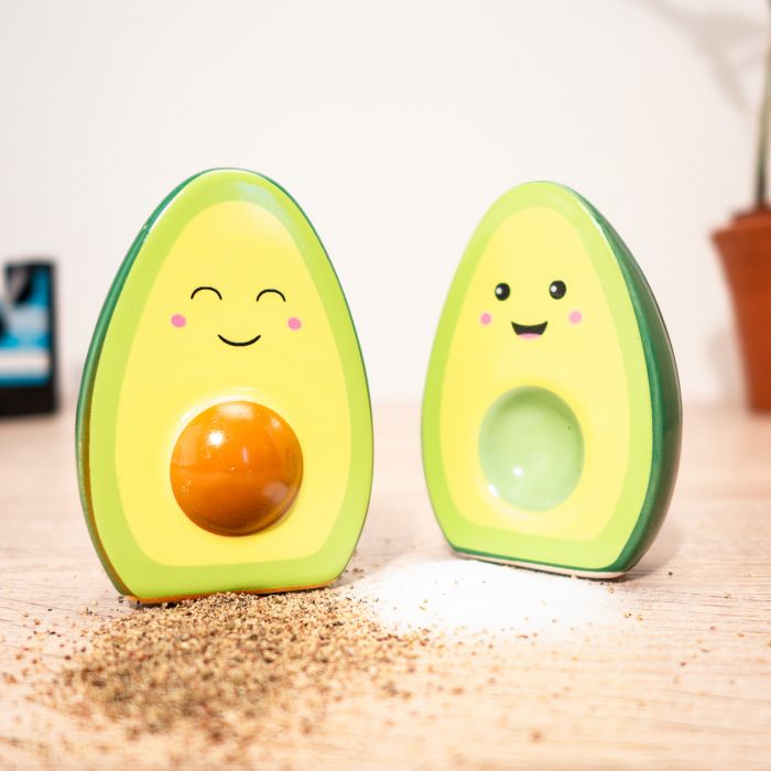 Deze avocado peper en zout set is een ideaal cadeautje voor je beste vriendin.