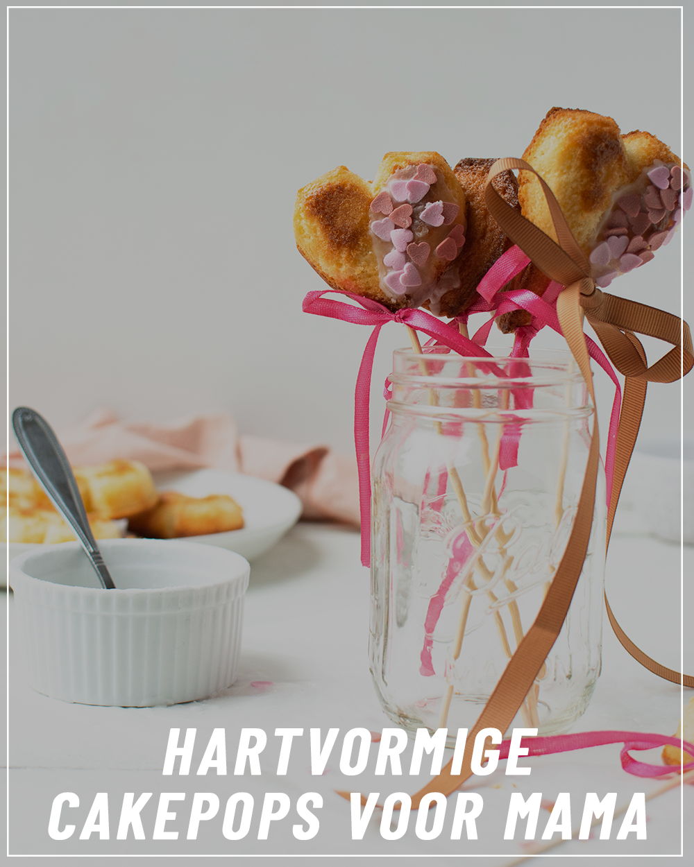 Terminologie achterstalligheid koppeling Hartvormige cakepops als moederdag ontbijt voor mama | recept