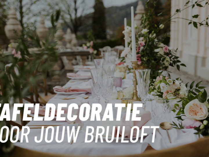 bruiloft decoratie