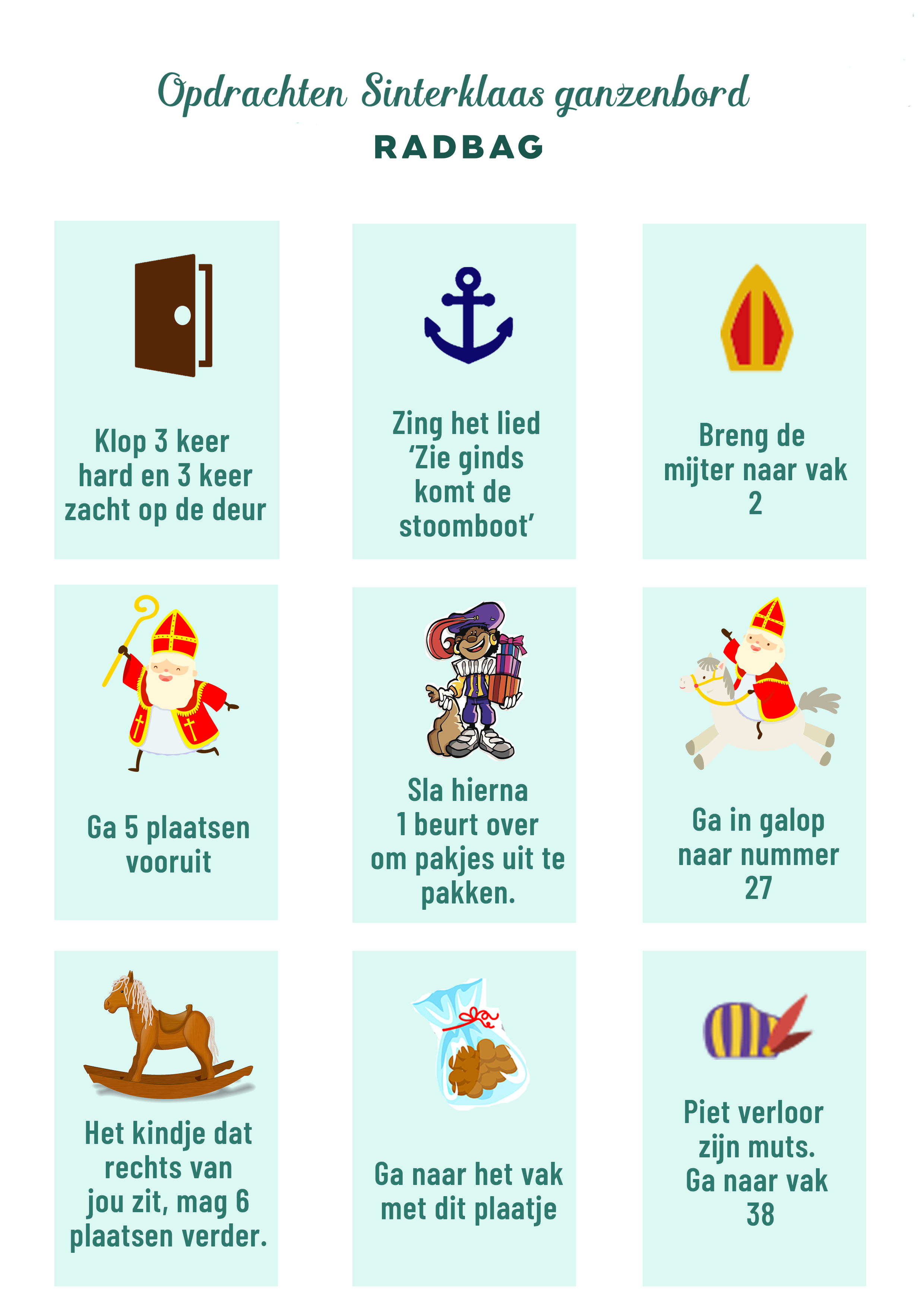 gelijktijdig natuurlijk Verdeel Het leukste printabel sinterklaas spel - het ganzenbord