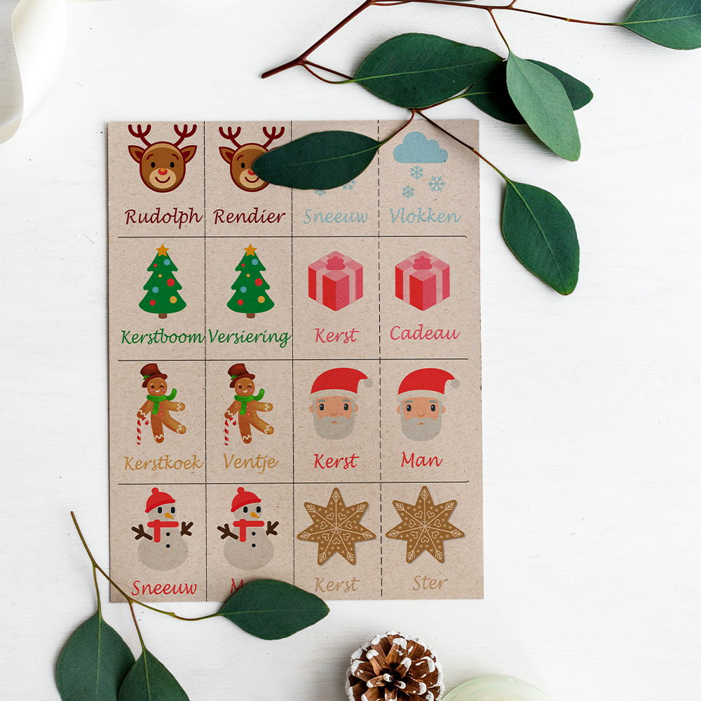 bros Weggelaten helling Kerst spelletjes voor jong en oud - gratis printable - Radbag Blog