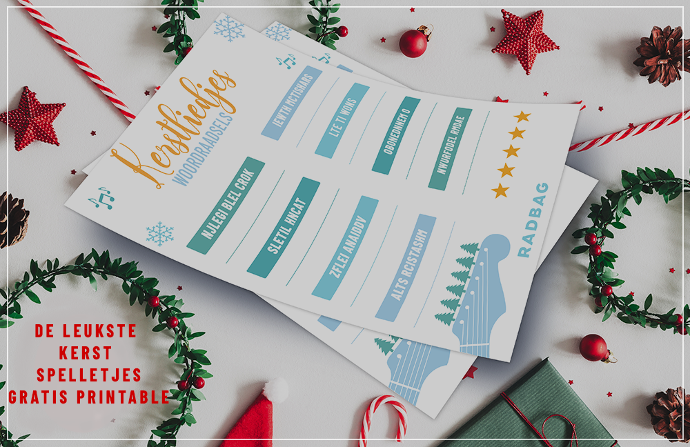 Kerst spelletjes voor jong oud - gratis printable Blog