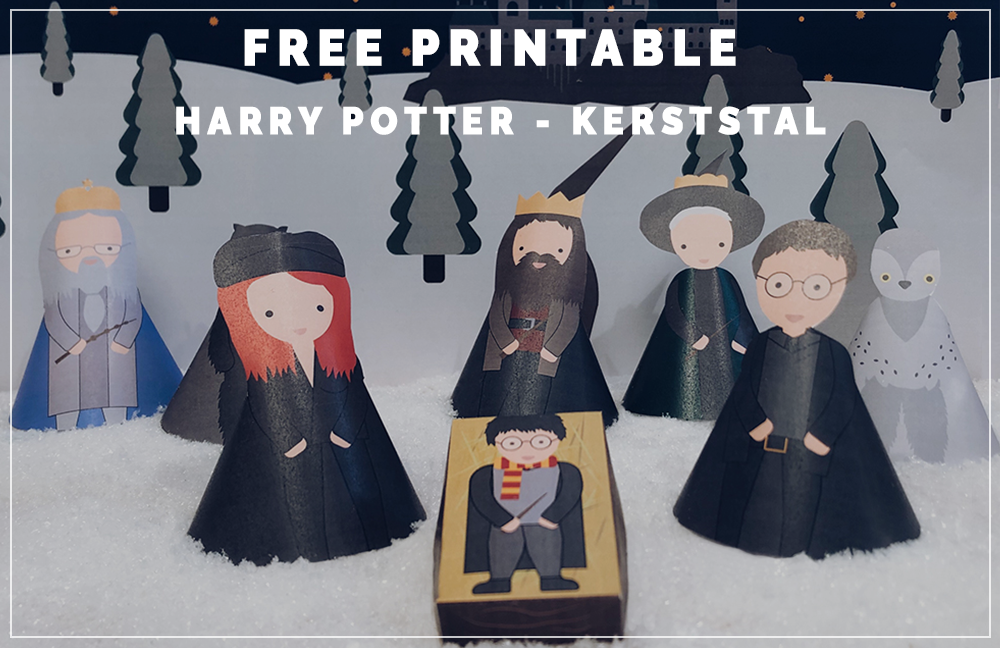 Welp Harry Potter free printable kerststal maken - MUST HAVE voor de fans EW-37