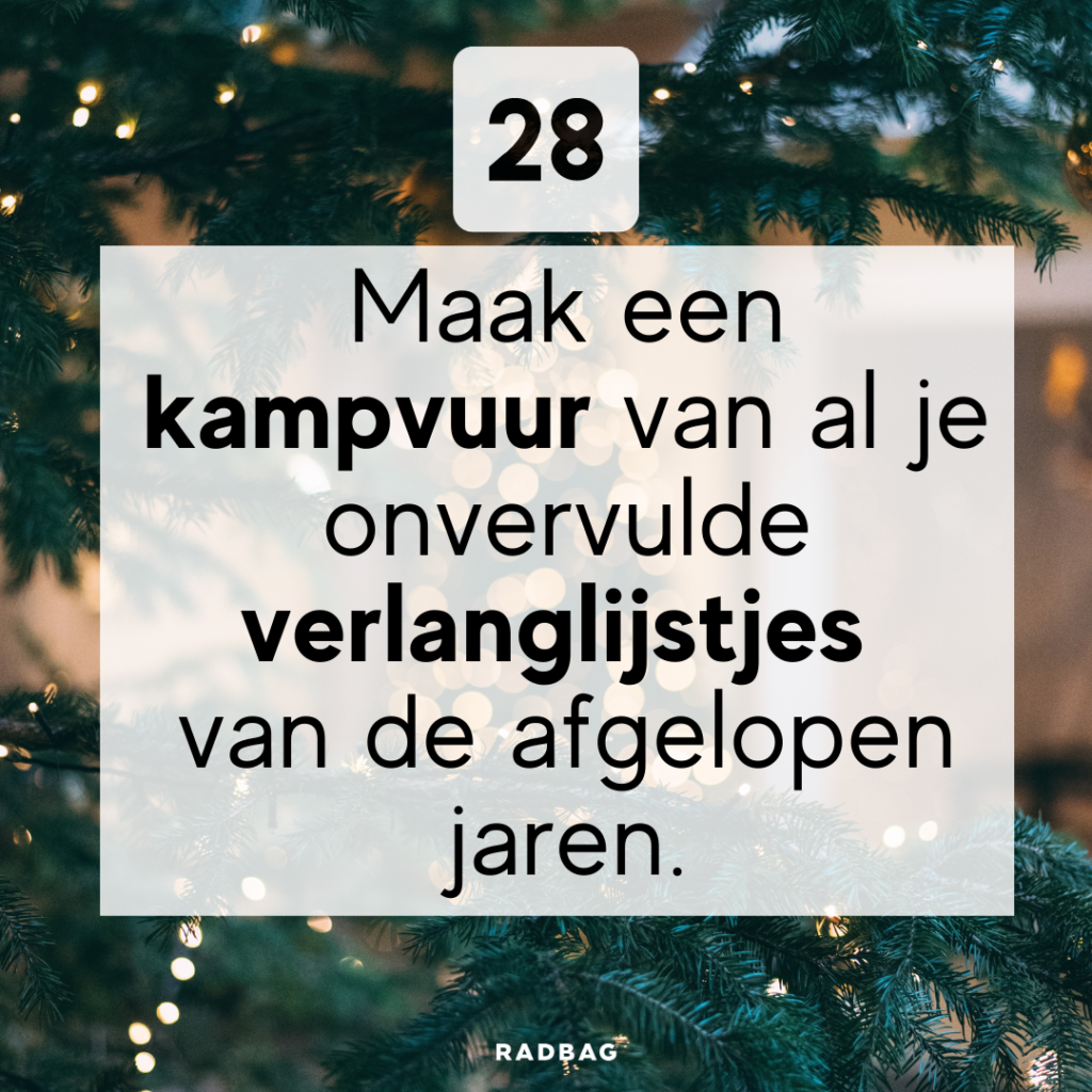 Tip 28  van kerststress naar fijne feestdagen