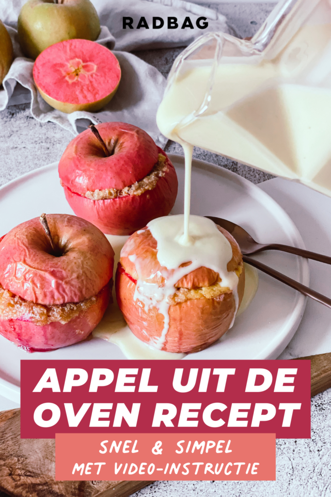 Appel uit de oven recept Pinterest