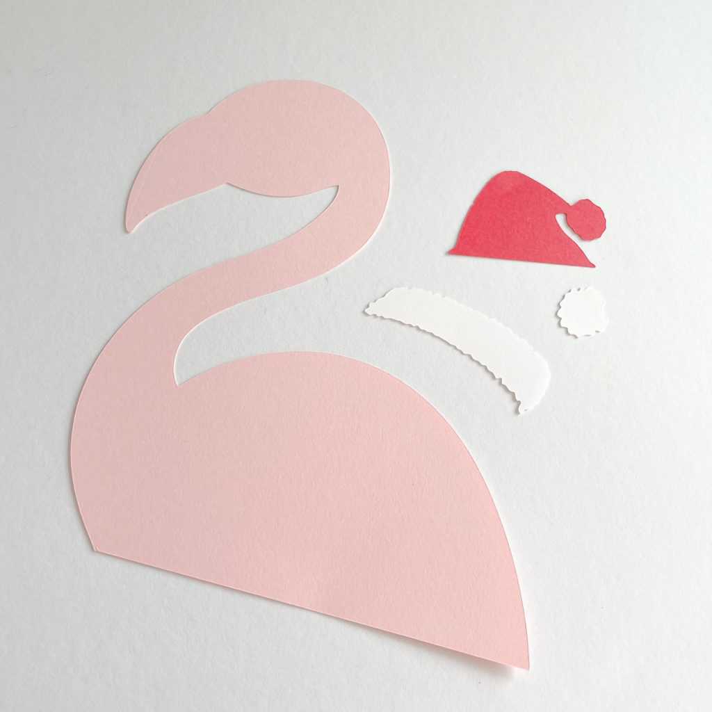 Cadeau tasjes kerst flamingo DIY radbag -1