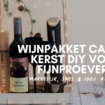 Wijnpakket cadeau DIY kerst