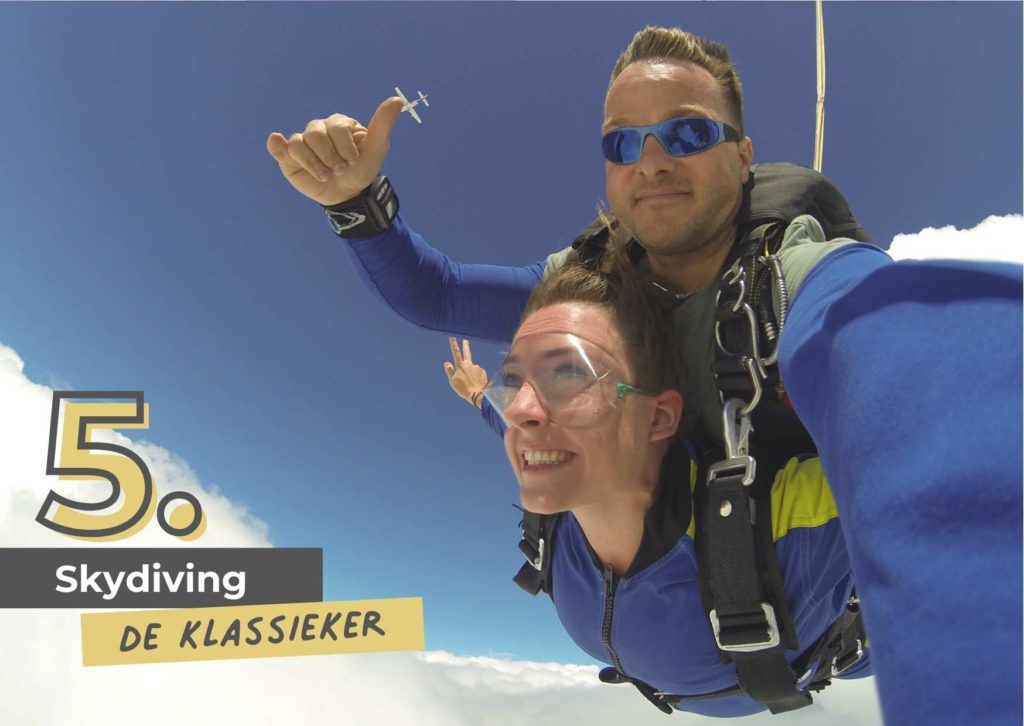 Bucketlist voor koppels skydiving