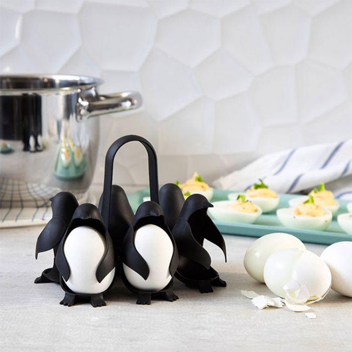 KEUKENACCESSOIRES Pinguins eierenhouder