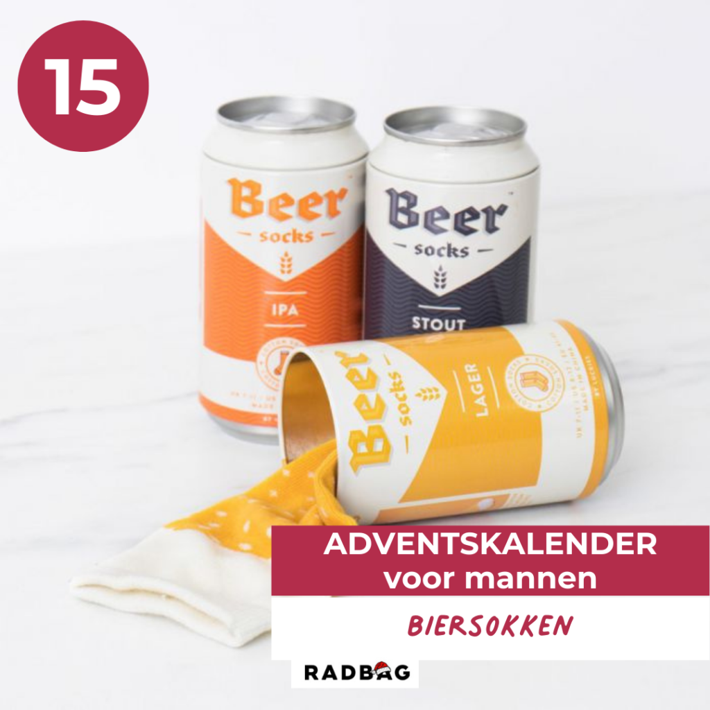 Adventskalender vullen mannen biersokken 15