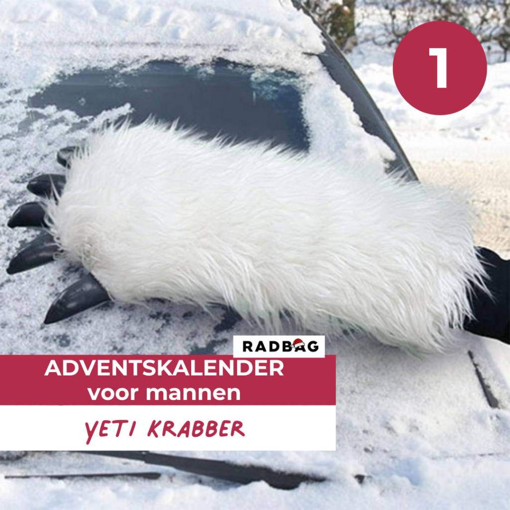 Adventskalender vullen mannen ijskrabber 1