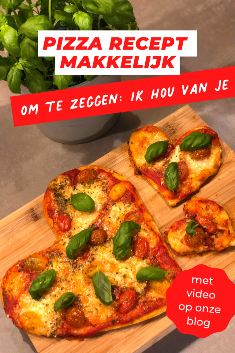 Zelf pizza maken makkelijk en romantisch pizza Margherita recept