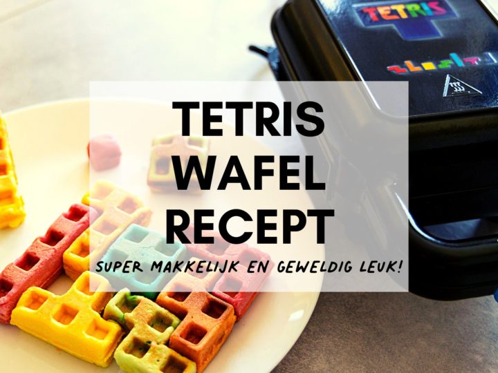 Wafel recept maken met Tetris blokjes Blog header