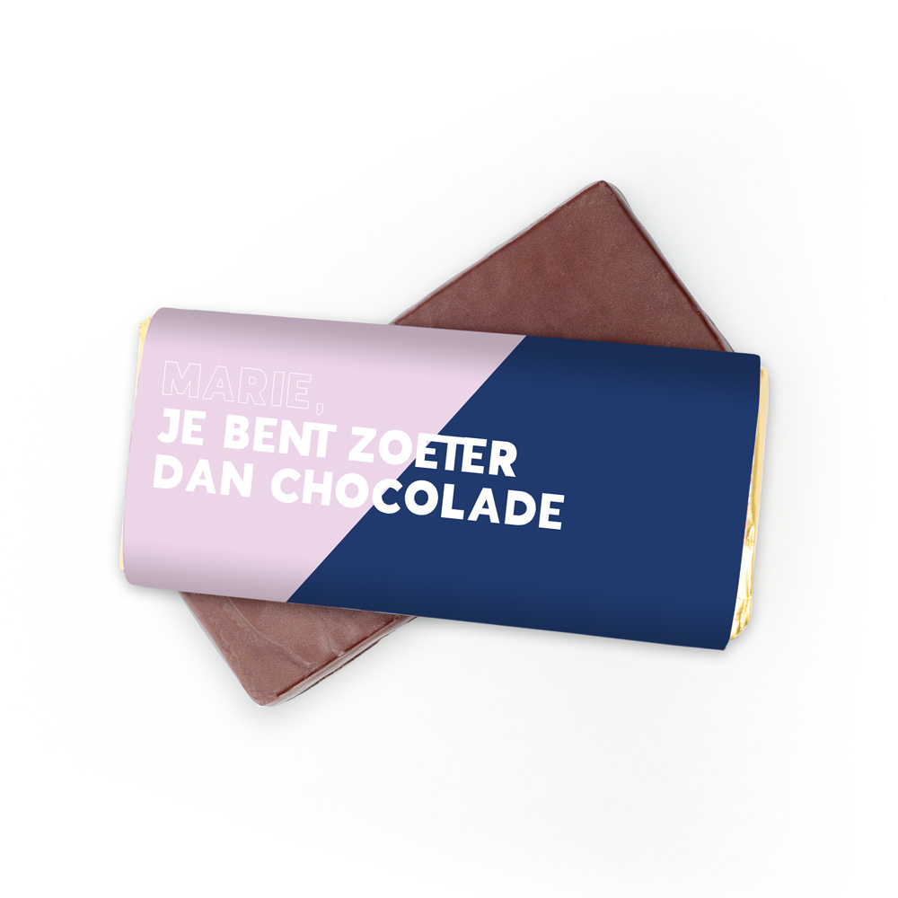 Personaliseerbare chocolade