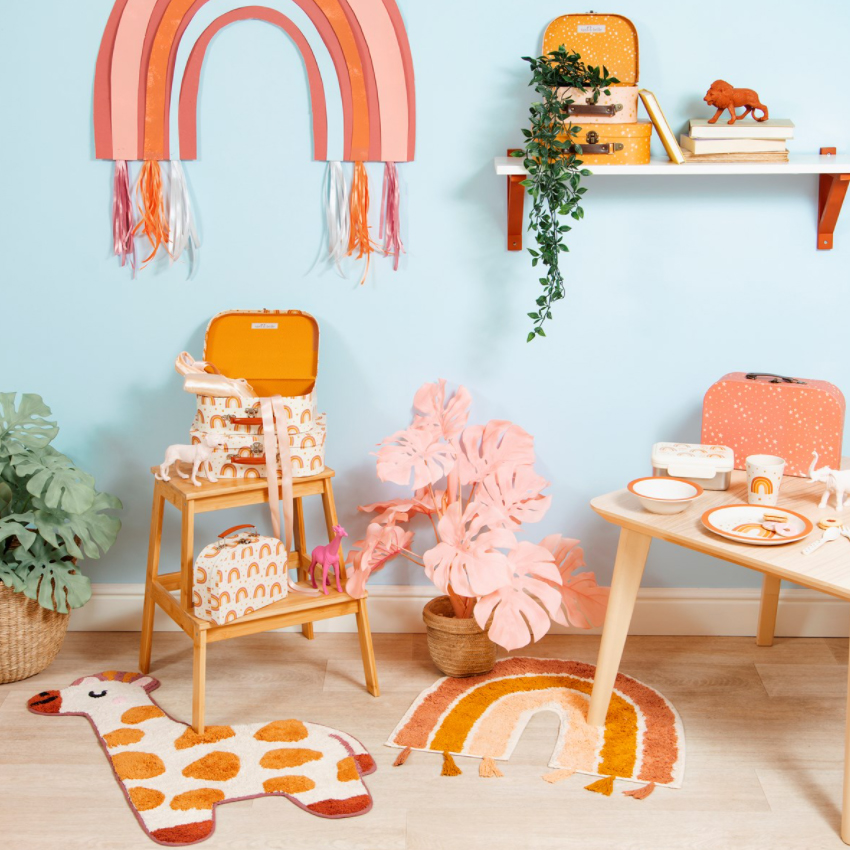 Vloerkleed Giraffe kinderkamer