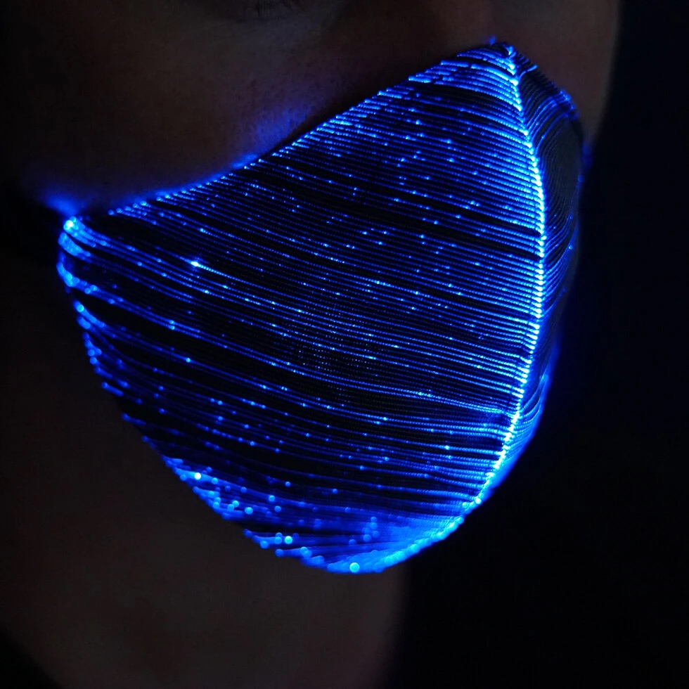 Lichtgevend mondmasker