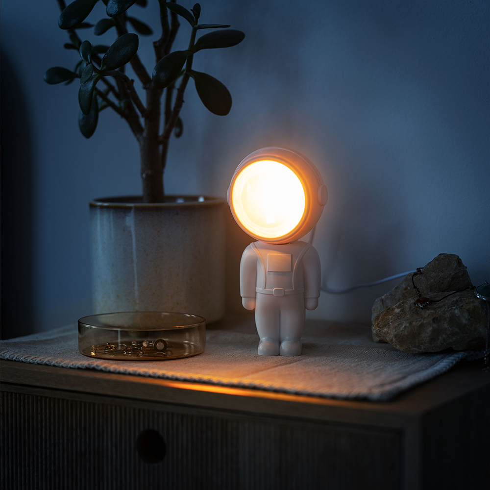 Astronaut Lamp met Zonsondergang