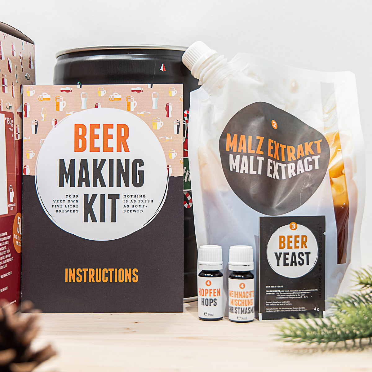 Bierbrouwset Kersteditie