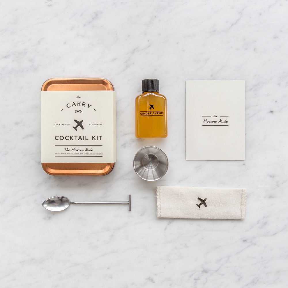 Cocktailsets voor op het vliegtuig