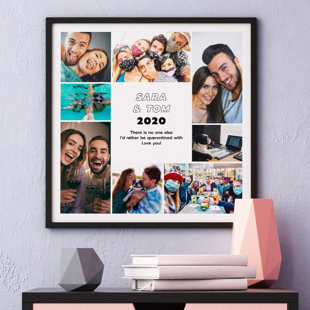 Poster met 8 foto’s en tekst, Personaliseerbaar, Foto cadeaus, Verjaardagscadeau, Cadeau voor haar, Cadeau voor vriendin, Cadeau voor zus, Romantisch cadeau, Huwelijkscadeau Poster met 8 foto’s en tekst, Personaliseerbaar, Foto cadeaus, Verjaardagscadeau, Cadeau voor haar, Cadeau voor vriendin, Cadeau voor zus, Romantisch cadeau, Huwelijkscadeau
