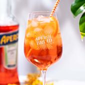 Aperol Glas met Naam Gegraveerd – JGA Bruid