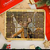Gepersonaliseerde chocolade met foto - 35 stukjes