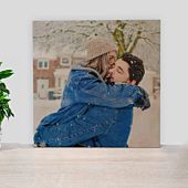 Personaliseerbare foto op hout