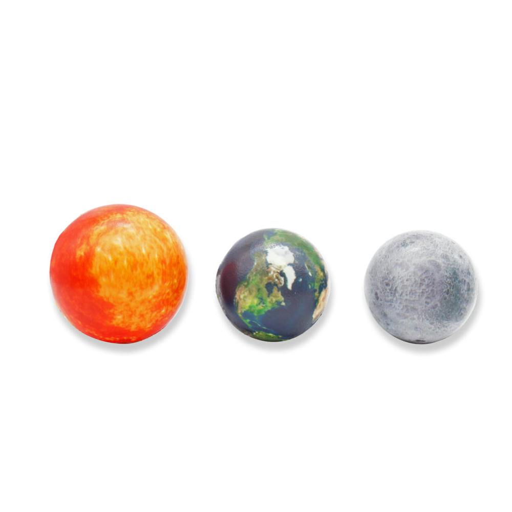 Zon, Maan & Aarde stressbal-set