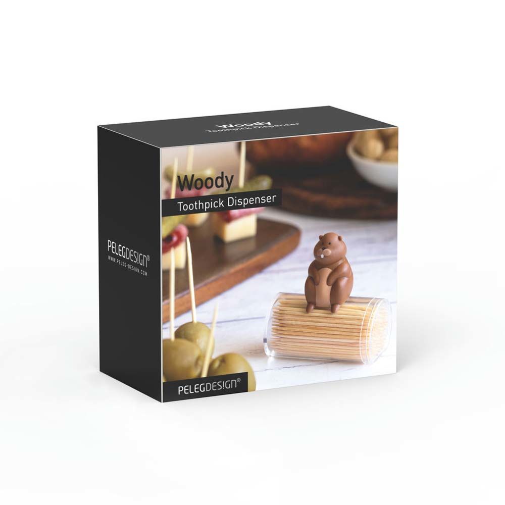 Tandenstoker dispenser Woody