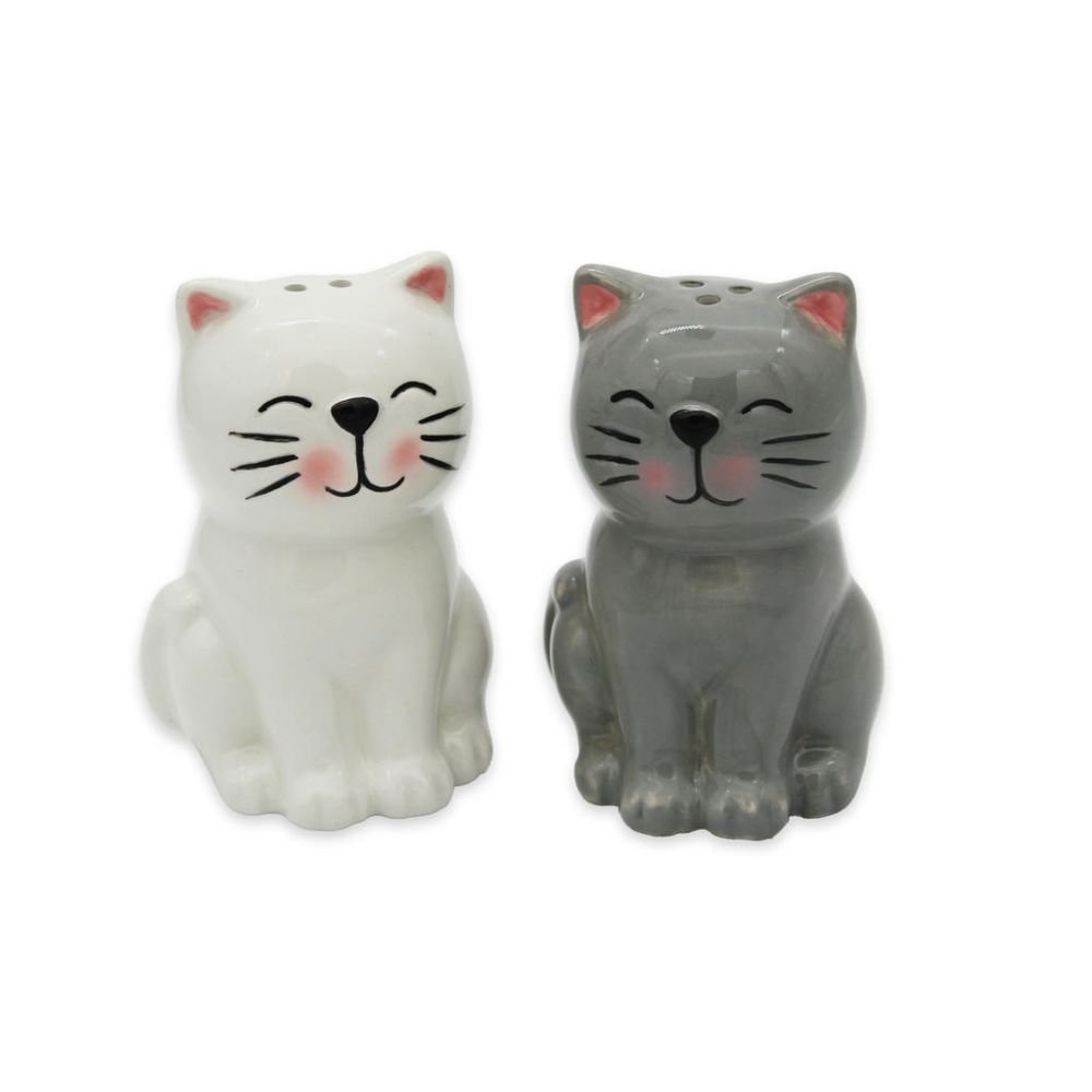 Katten zout- en peperstrooiers