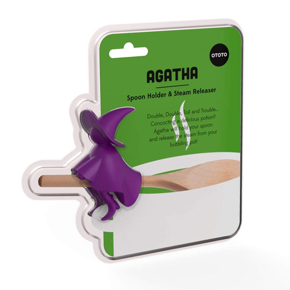 Agatha lepelhouder en stoom releaser