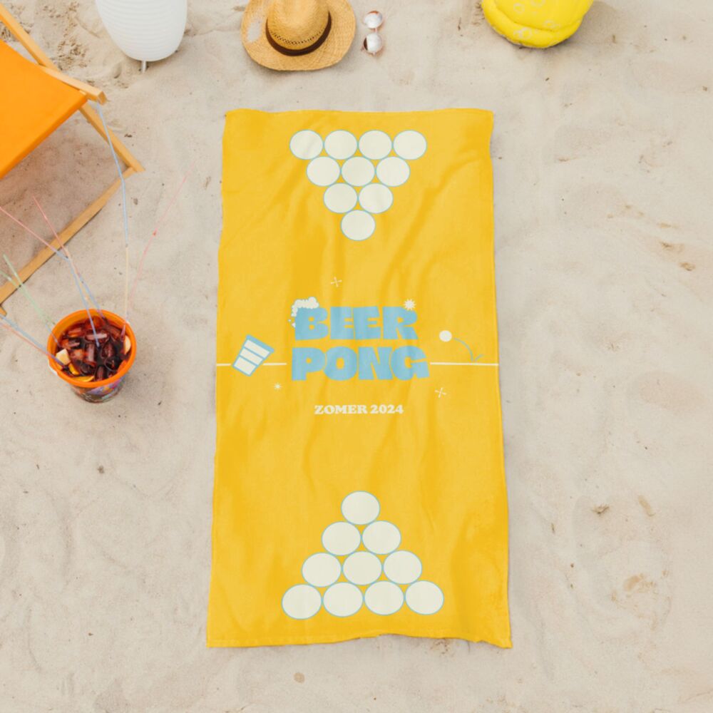 Personalisierbares Bierpong Handtuch