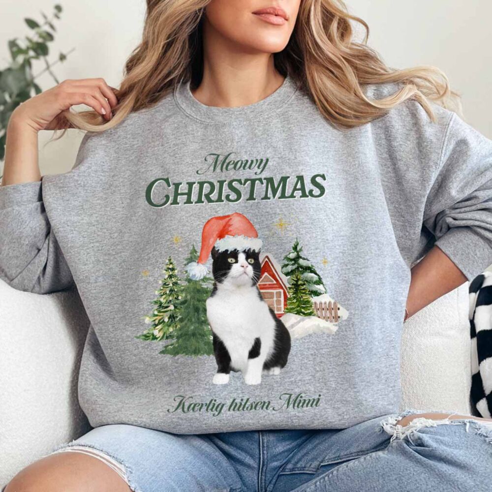 Gepersonaliseerde Bootleg kersttrui met huisdier