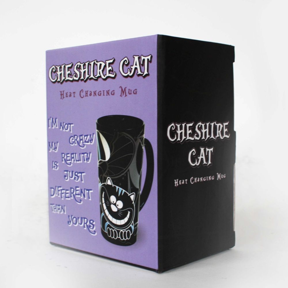 Warmtegevoelige mok met Cheshire Cat