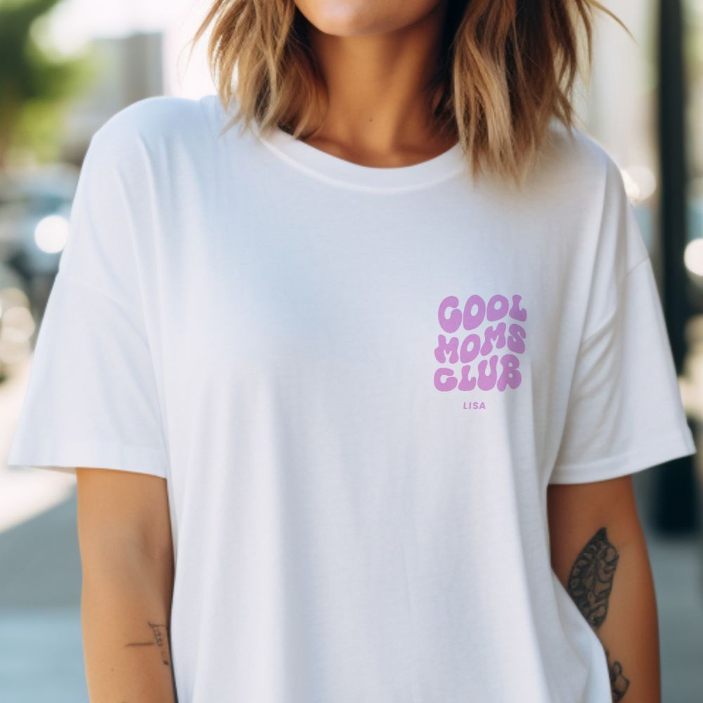 Gepersonaliseerd t-shirt Cool Moms & Dads Club