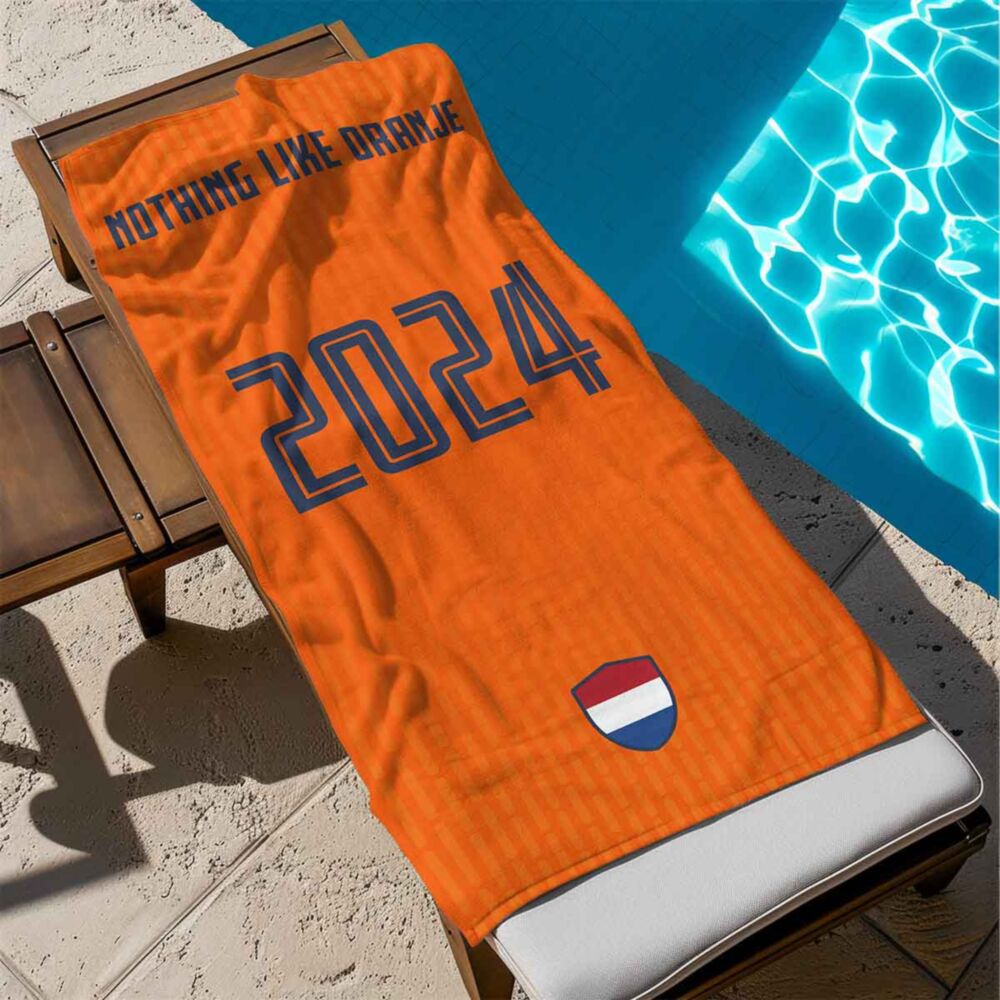 Gepersonaliseerde handdoek EK voetbal
