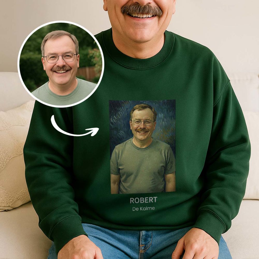Gepersonaliseerde schilderij trui