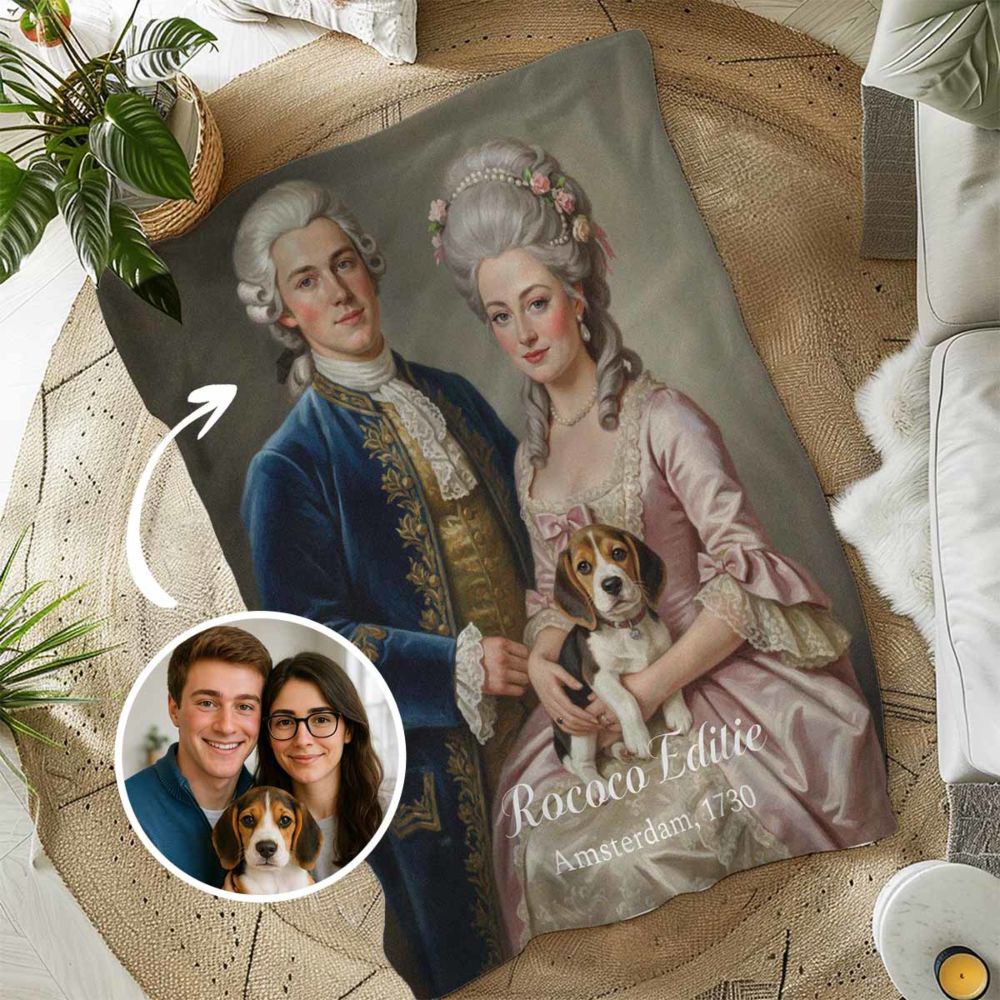 Gepersonaliseerde schilderij deken