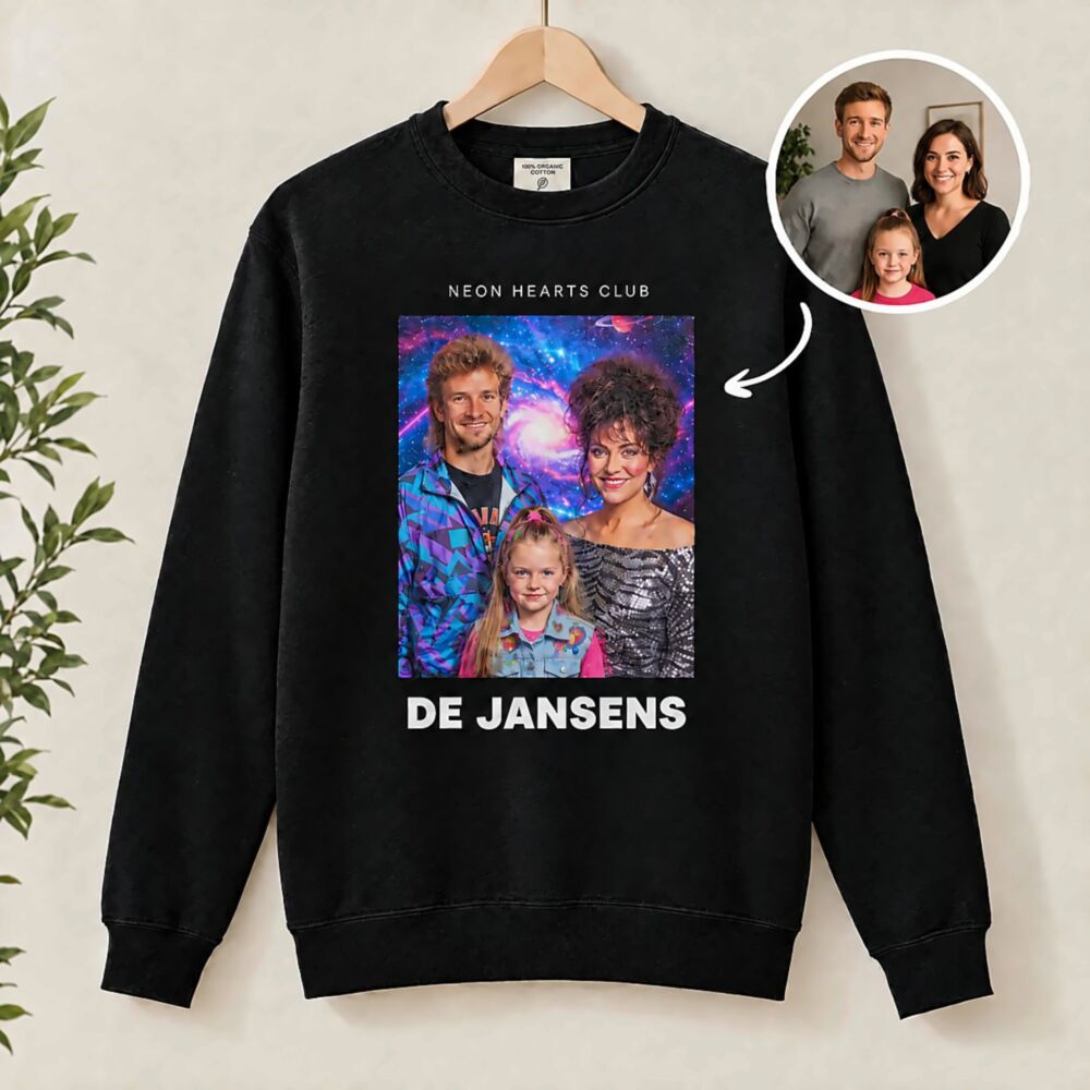 Gepersonaliseerde tijdreis trui