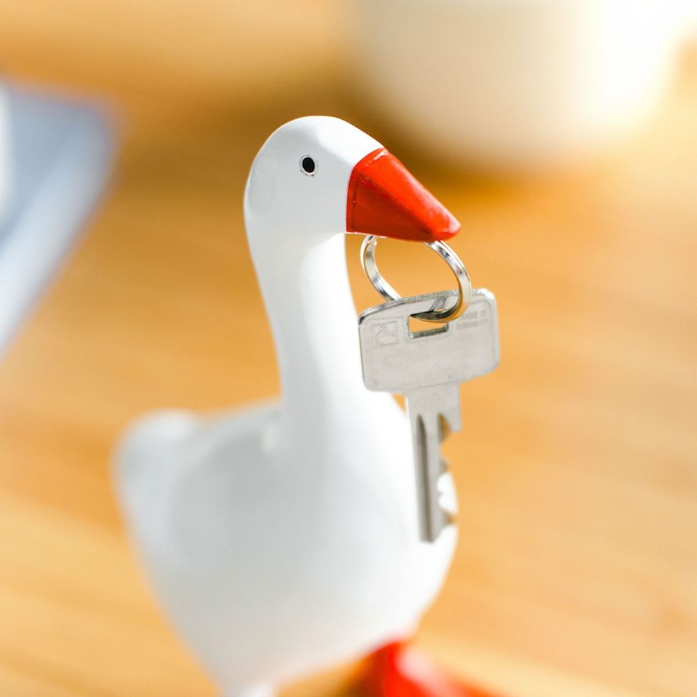 Magnetische gans sleutelhanger