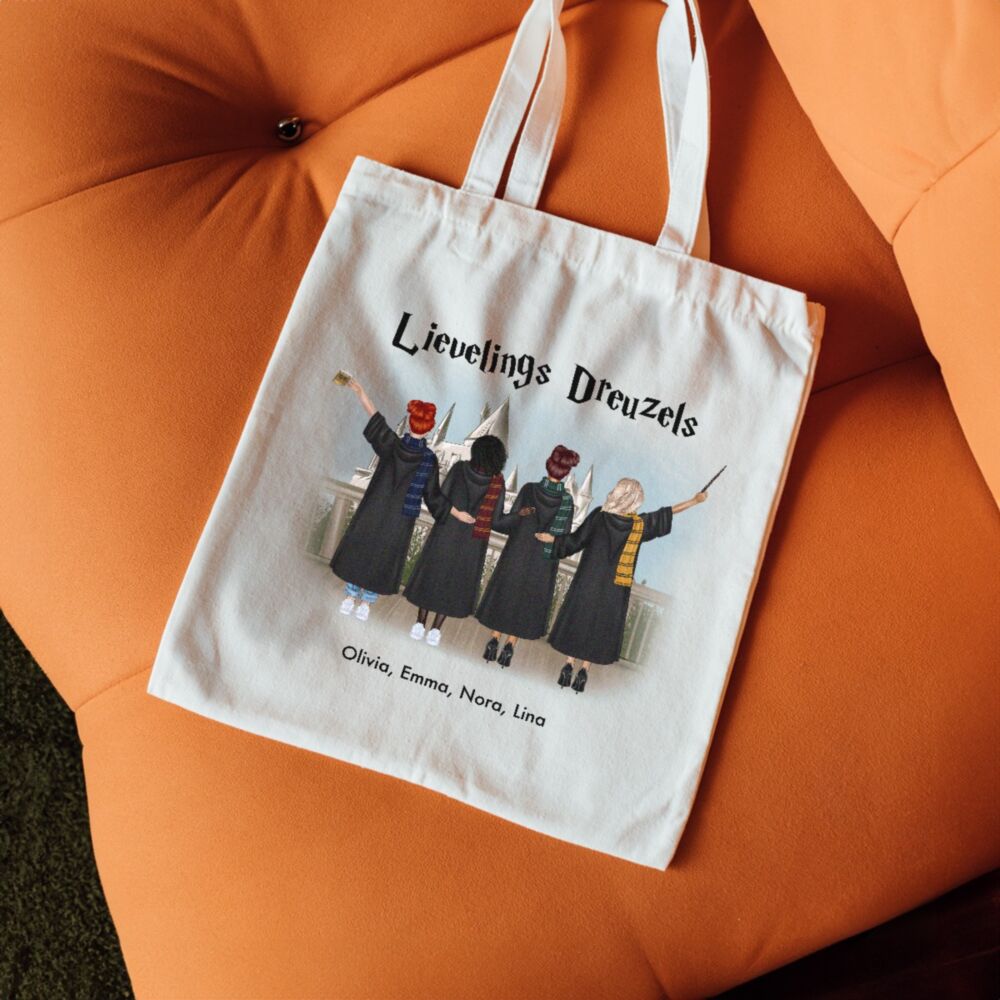 Gepersonaliseerde tote bag tovenaars