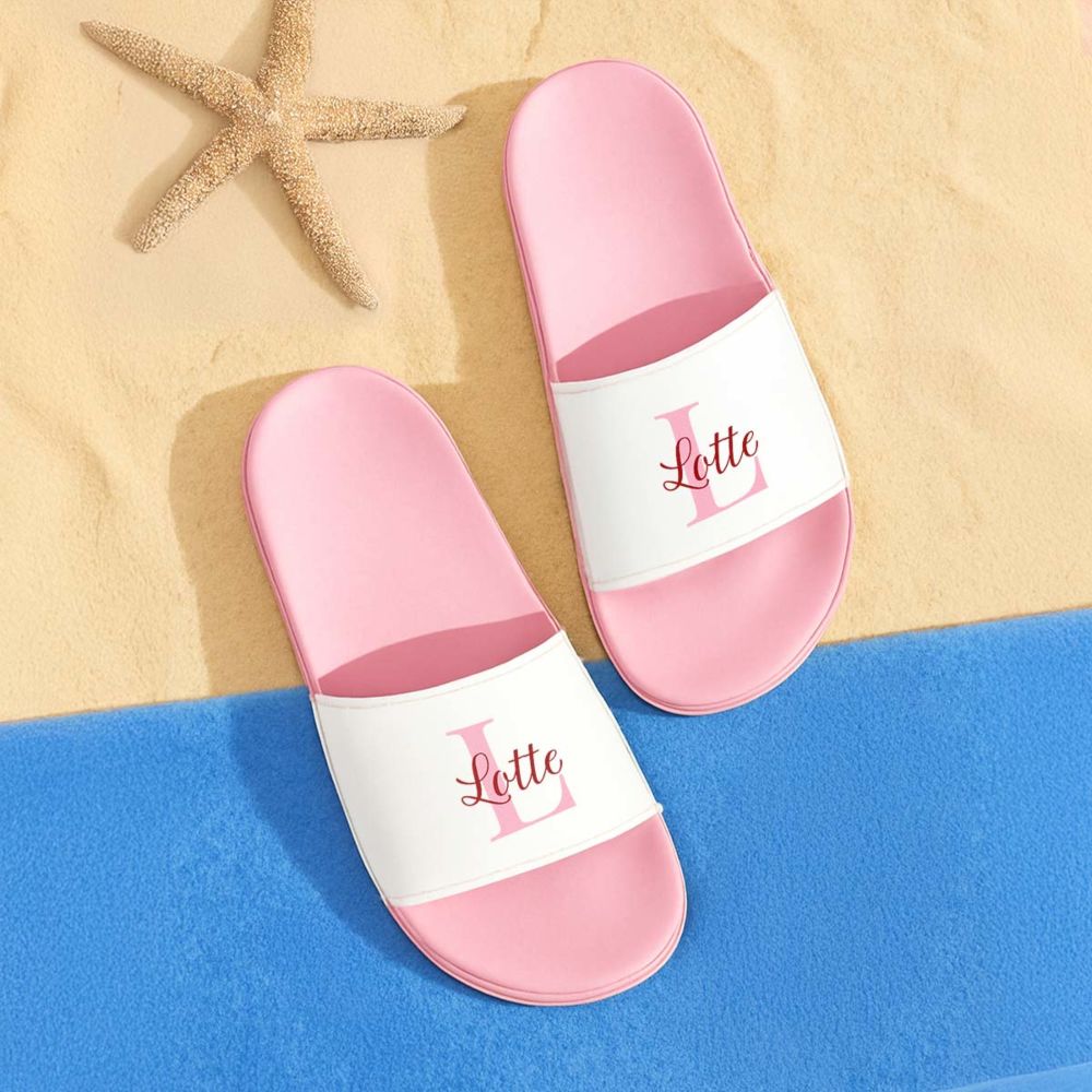 Gepersonaliseerde badslippers met monogram